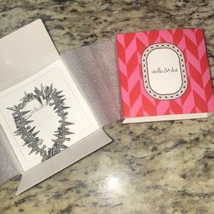 Stella and dot spiked silver bracelet